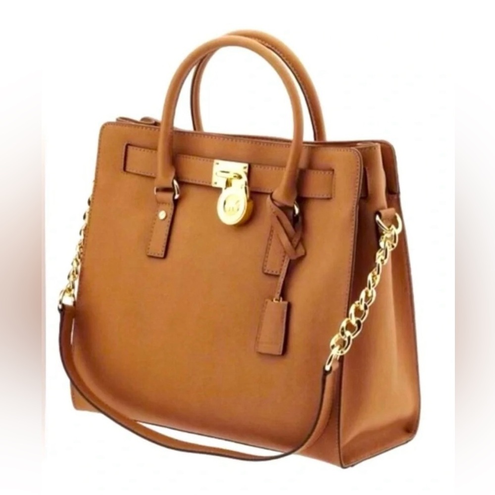 Michael Kors Hamilton Large Cognac Bag
